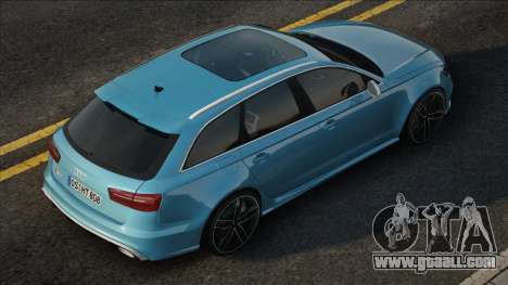 Audi RS6 Avant Quattro Blue for GTA San Andreas