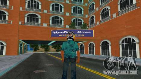 Tommy With Bike Helmet for GTA Vice City
