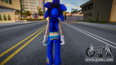 PDFT Hatsune Miku Sonic Style v2 for GTA San Andreas