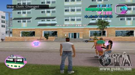 New Clothes Pickup for GTA Vice City