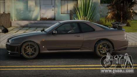 Nissan Skyline GTR-34 [Place] for GTA San Andreas