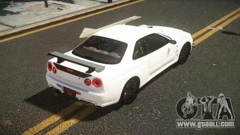 Nissan Skyline R34 GT-R LR-S for GTA 4