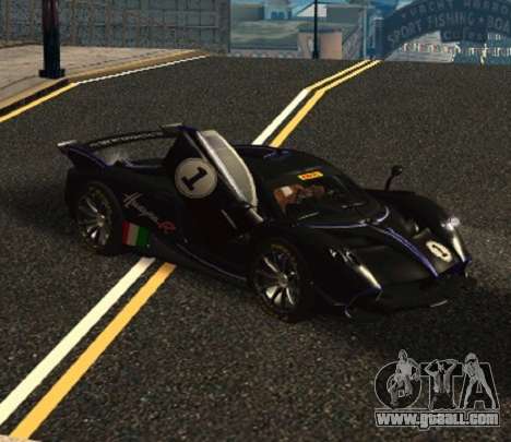 Pagani Huayra R for GTA San Andreas