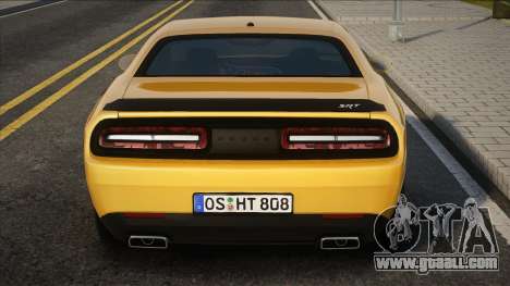 Dodge Challenger SRT Hellcat German Plate for GTA San Andreas