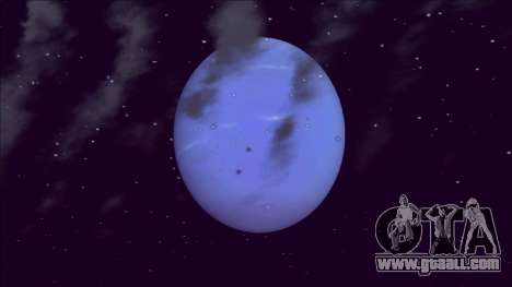 Planet Neptune instead of the Moon for GTA San Andreas
