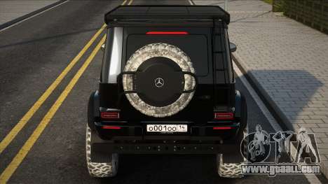 Mercedes-Benz G63 4x4 Black for GTA San Andreas