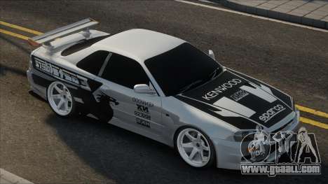 Nissan Skyline R34 [White] for GTA San Andreas