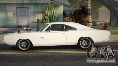 Dodge Charger RT 1970 White for GTA San Andreas