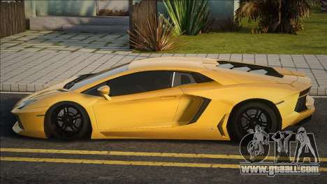 Lamborghini Aventador 2017 Yellow for GTA San Andreas