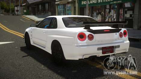 Nissan Skyline R34 GT-R LR-S for GTA 4