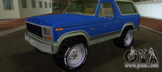 Ford Bronco XLT for GTA Vice City