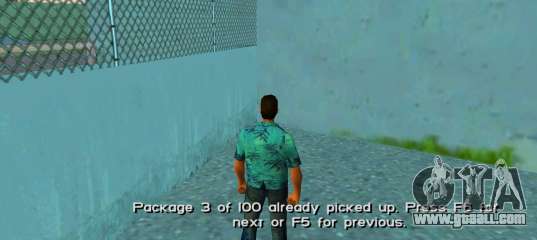 Teleport to Hidden Packages for GTA Vice City