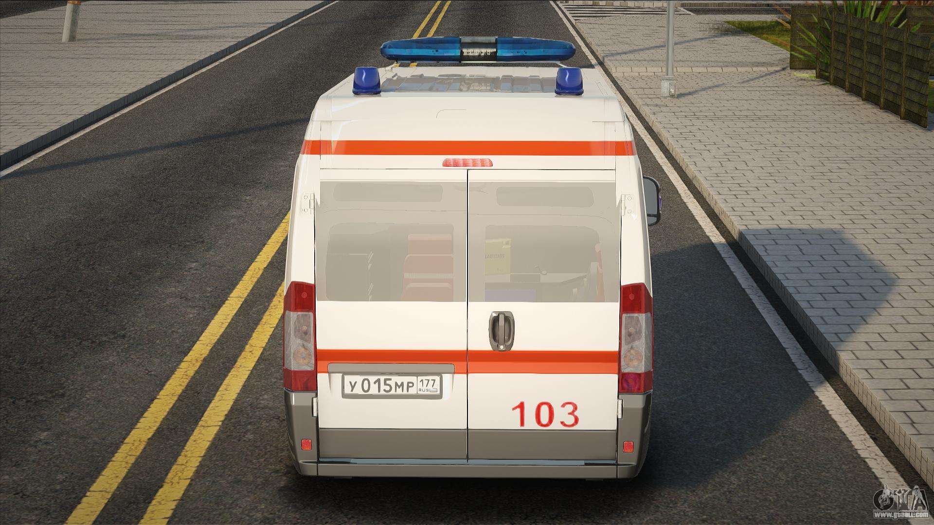 Fiat Ducato Ambulance for GTA San Andreas