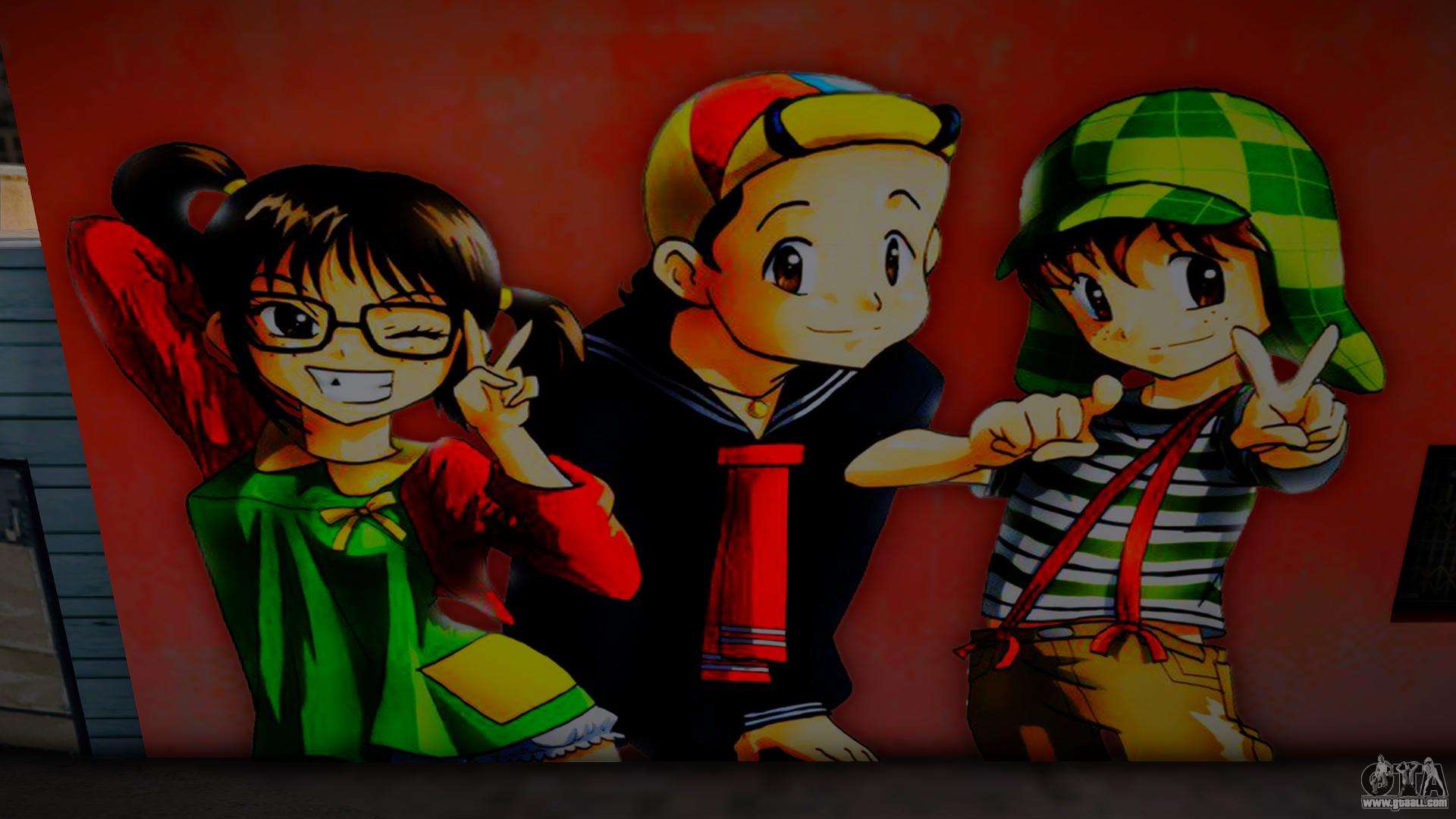 Mural Anime El Chavo for GTA San Andreas