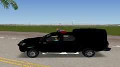 Toyota Hilux Police Car in Black Color for GTA Vice City