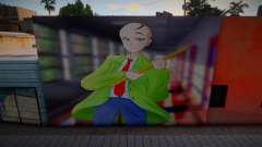 Mural Anime Baldi for GTA San Andreas