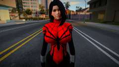 Brunette in Spider-Man outfit for GTA San Andreas