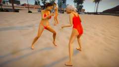Female brawl on the beach for GTA San Andreas
