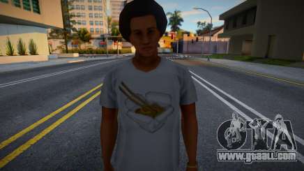 Young man in white t-shirt for GTA San Andreas