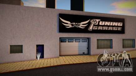 Entrance to the car tuning garages for GTA San Andreas