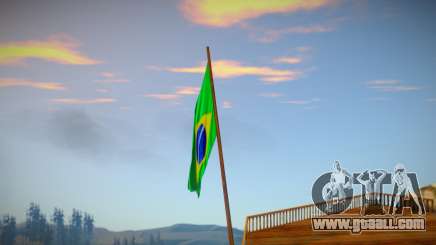 Brazil flag for Mount Chiliad for GTA San Andreas