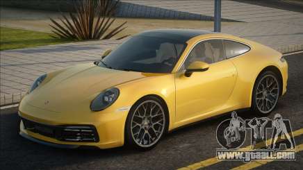 Porsche 911 (992) Yellow for GTA San Andreas