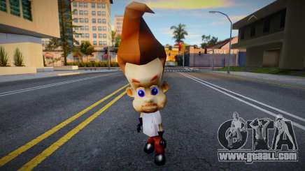 Jimmy Negatron de la serie Jimmy Neutron for GTA San Andreas