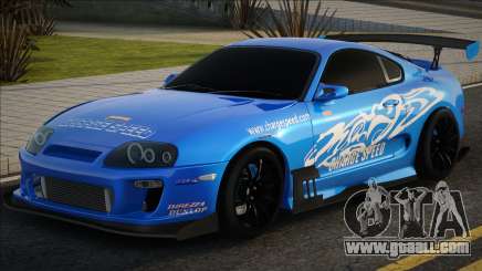 Toyota Supra Blue for GTA San Andreas