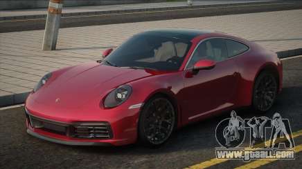 Porsche 911 (992) Red for GTA San Andreas