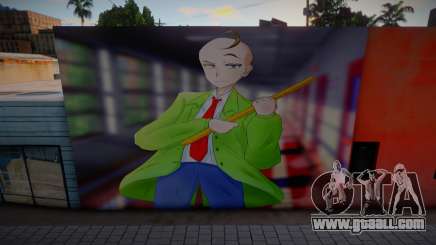 Mural Anime Baldi for GTA San Andreas