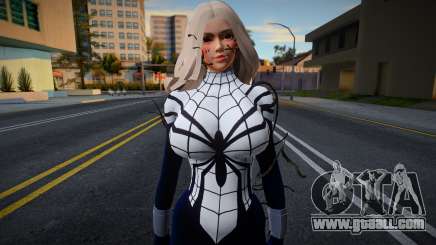 Blonde in Spider-Man outfit for GTA San Andreas