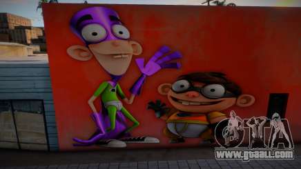 Mural Fanboy And Chum Chum for GTA San Andreas