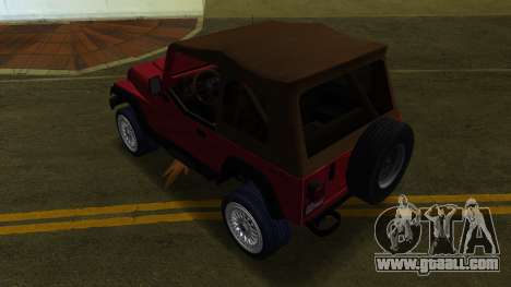 Jeep Wrangler Armin for GTA Vice City
