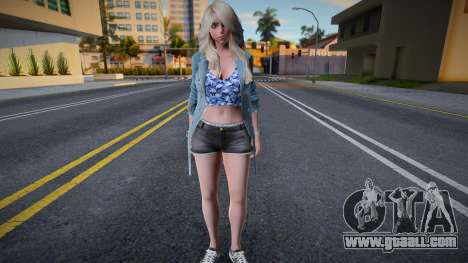 NieR Re[in] 2A - Cardigan Denim Hot Pants v2 for GTA San Andreas