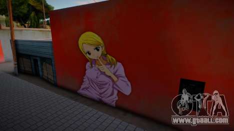 Lucy Heartfilia Wall for GTA San Andreas