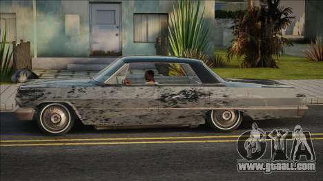 Chevrolet impala 4 Door Dirt Black Revel for GTA San Andreas