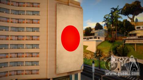 Japan Flag Billboard for GTA San Andreas