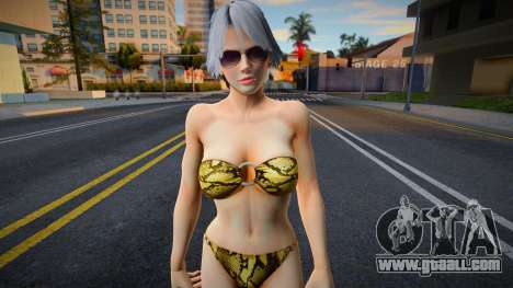 Dead Or Alive 5 - Christie (Player Swimwear) v2 for GTA San Andreas