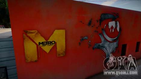 Metro 2033 Last Night Mural 2 for GTA San Andreas