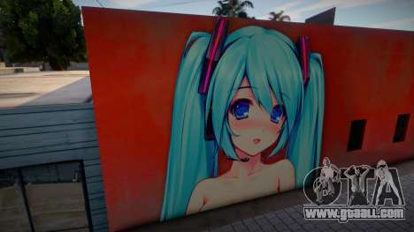Sexy Miku Wall for GTA San Andreas