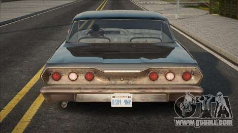 Chevrolet impala 4 Door Dirt Black Revel for GTA San Andreas