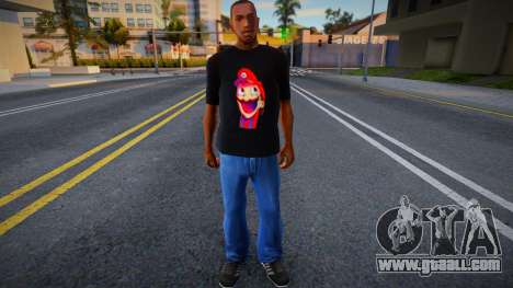 Mario Meme Shirt for GTA San Andreas