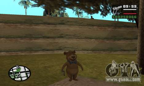 Boo Boo Bear for GTA San Andreas