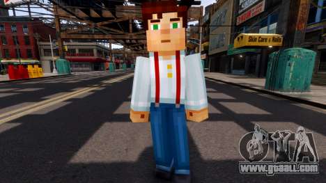 Jesse (Minecraft Story Mode) Male for GTA 4