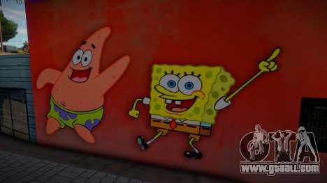 Spongebob Wall 4 for GTA San Andreas