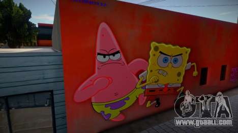 Spongebob Wall 6 for GTA San Andreas