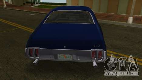 Oldsmobile 442 Blue for GTA Vice City