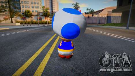 Tod Traje Azul de Super Mario 3D World de Wii U for GTA San Andreas