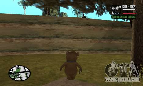 Boo Boo Bear for GTA San Andreas