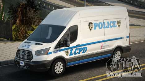 LCPD 2016 Ford Transit for GTA San Andreas